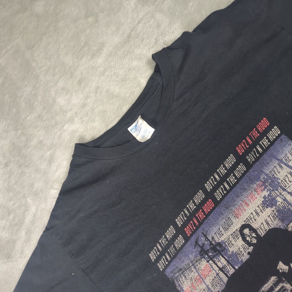 Boyz N The Hood Movie T-Shirt Mens Large Black '91 Ice Cube Lowrider Graphic